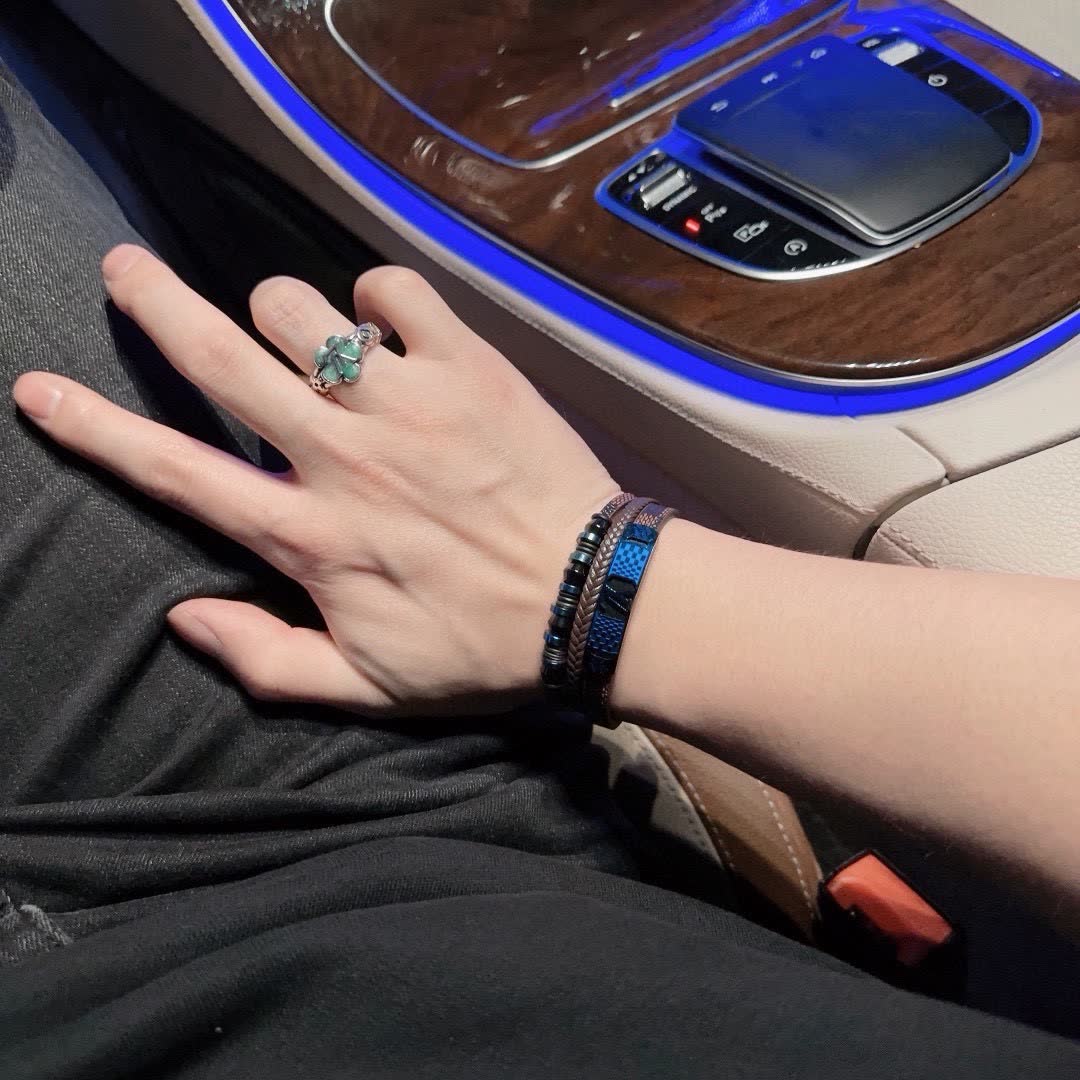 Louis Vuitton Men's Leather Bracelet